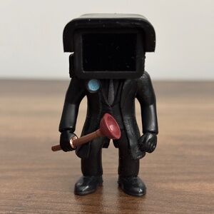 * SKIBIDI TOILET Mystery Collection 2.5” Figure PLUNGER MAN Series 1 Toy Figure